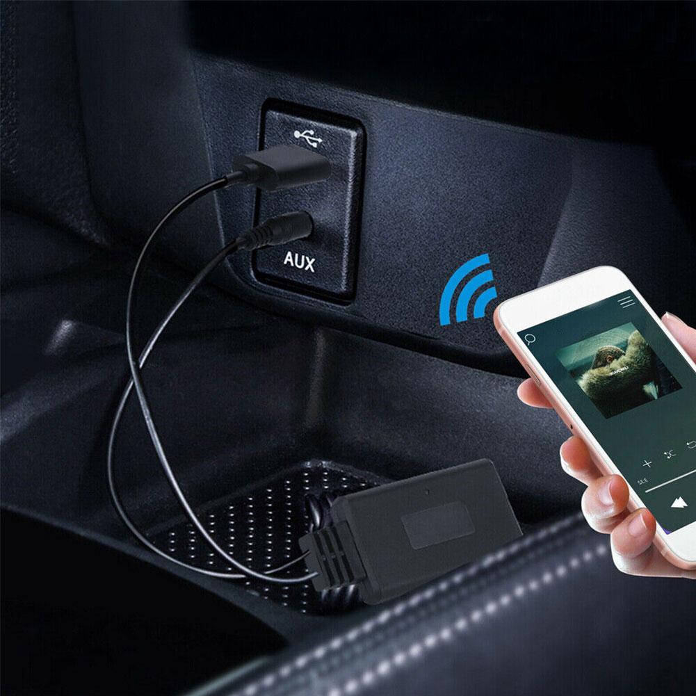 Приемник Адаптер Беспроводной Bluetooth 5.0 Адаптер USB + 3.5мм Jack Стерео Аудио Для Автомобиля AUX Динамика Наушников Приемник Handsf Q7A6