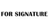 Printtoo For Signature Self Inking Rubber Stamp Pre-Inked Office Stamp- Home Office Business Stationery, Black- 42 X 9