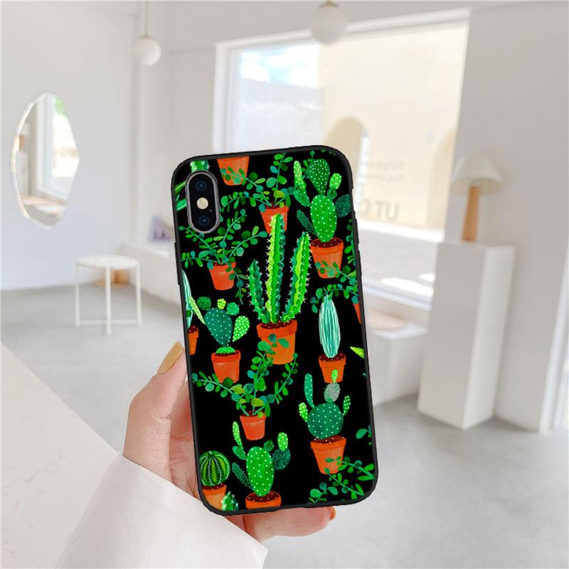 Чехол для телефона с акварельными кактусами, мягкий, для Samsung Galaxy S20 S21 S22 Ultra FE + Plus A21S A22 A24 A25 A26 A30 A30S A31