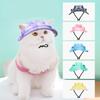 Summer Cat Hat with Leaky Ears Adjustable Pet Hat for Cat Dog Outdoor Products Sun Hat Sun Protection