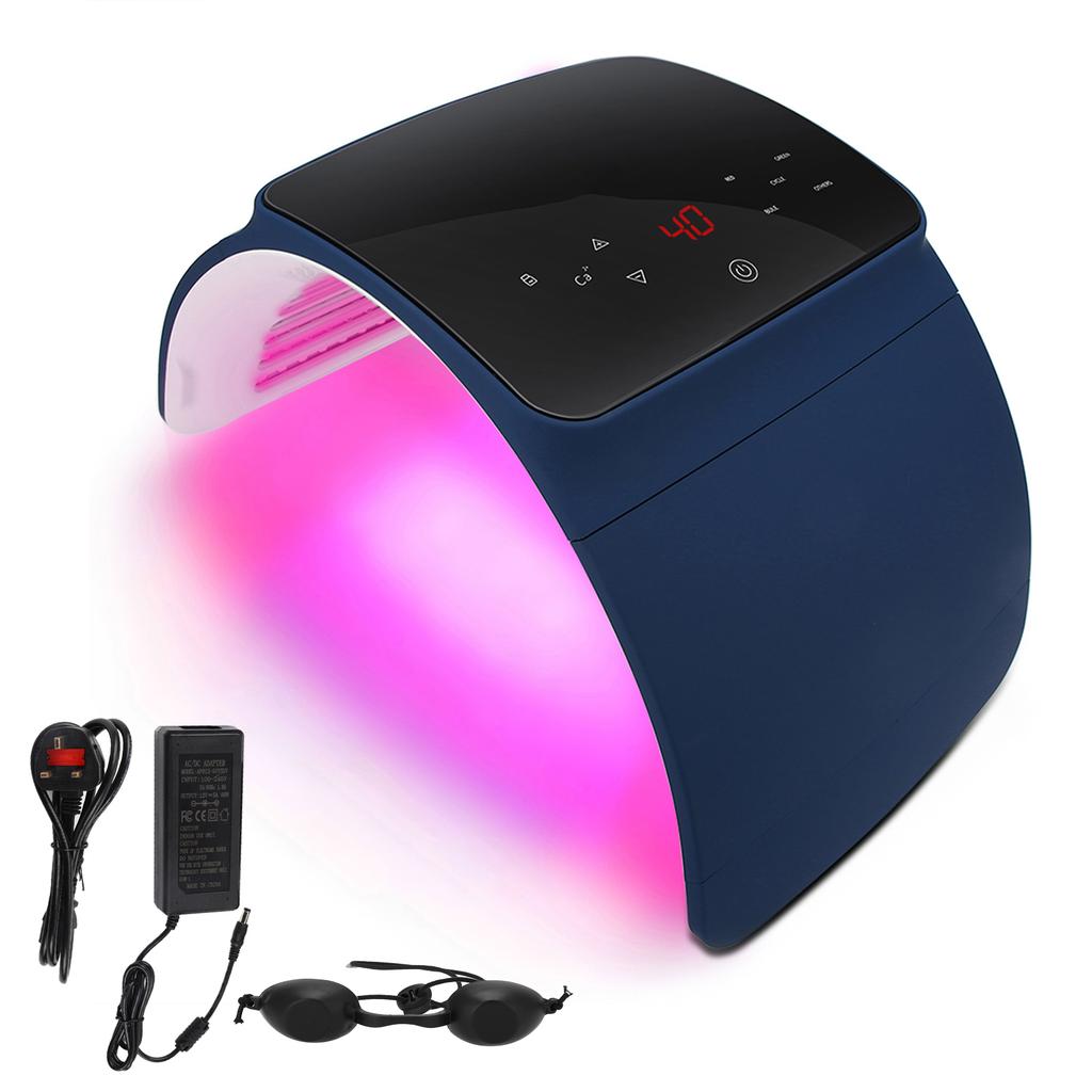7 Colors LED Photon Skin Rejuvenation PDT Phototherapy Acne Removal Beauty MachineUK Plug 110-240V