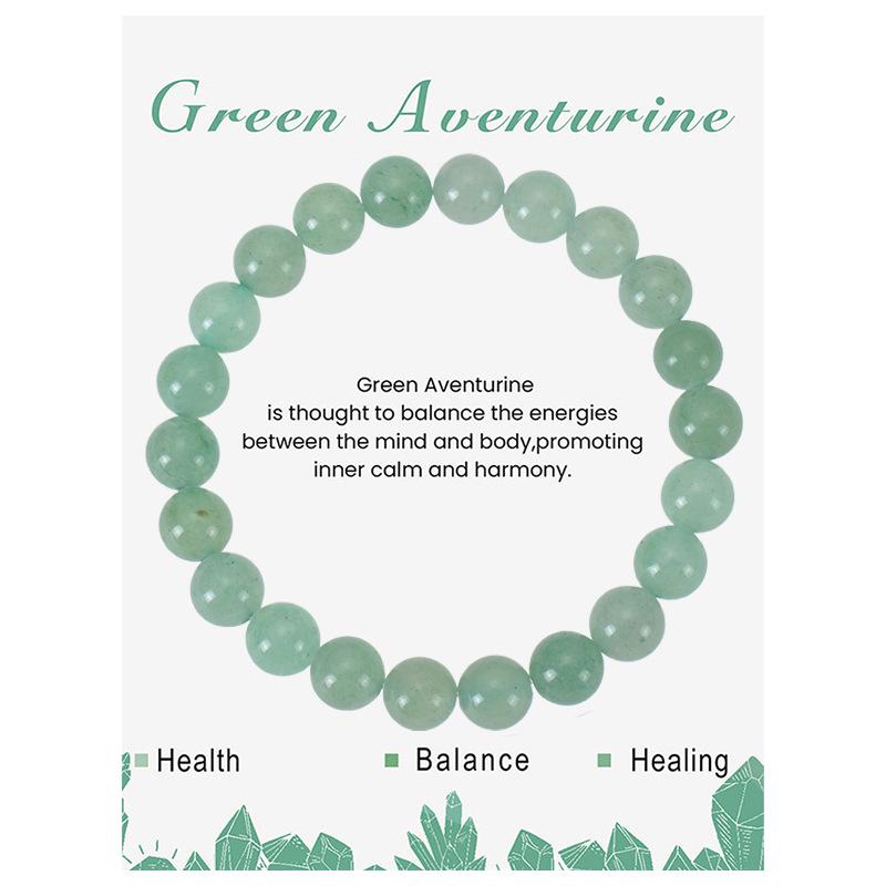 Эластичный браслет из аметиста и агата 8 мм - Украшения из натурального камня