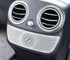 KADEKO BENZ Mercedes-Benz New E-Class (W213) Armrest Box Rear Air Conditioner Exit Cover (Bottom) Silver Matte