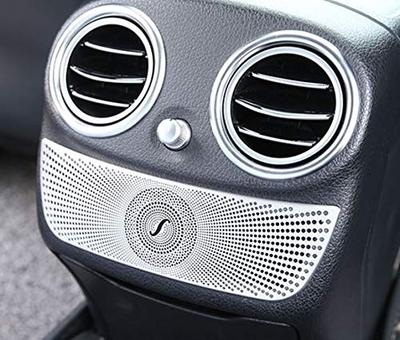 KADEKO BENZ Mercedes-Benz Новый E-Class (W213) Крышка выхода кондиционера для задних сидений, бокс-подлокотник (Низ) Серебристый матовый