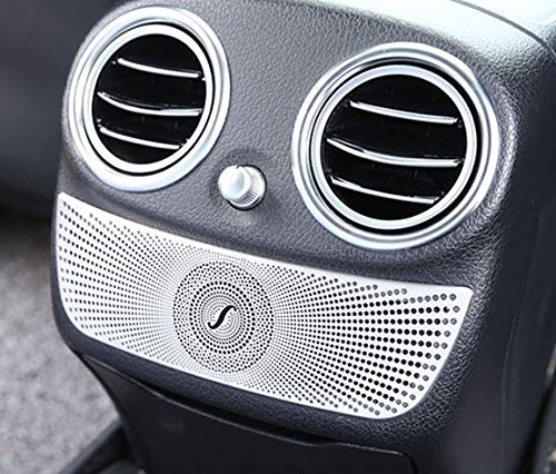 KADEKO BENZ Mercedes-Benz Новый E-Class (W213) Крышка выхода кондиционера для задних сидений, бокс-подлокотник (Низ) Серебристый матовый