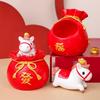 Lucky Bag Zodiac Horse Figurines Cute Horse Figures Ornament  Table Desk
