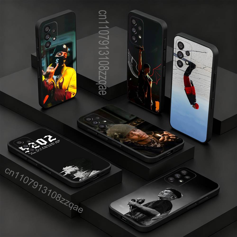 D-Duki Rapper 5202 Крутой Чехол Для Телефона Для Samsung S 9,10,21,30,22,23,24,25,26,Ultra,Plus,Lite,FE,4,5G Черный Мягкий Чехол