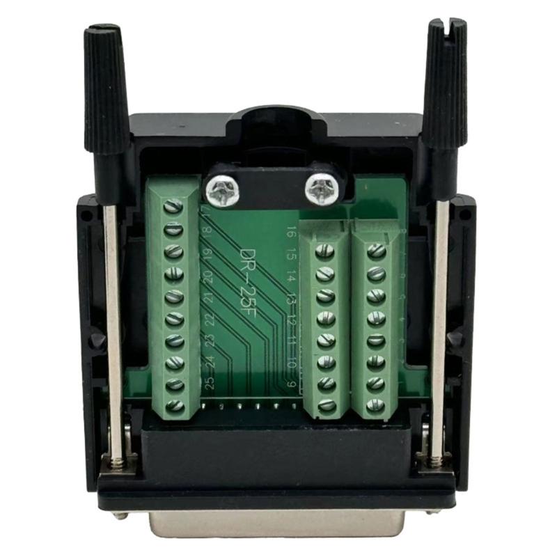 DB25 Board Module Female Adapter 25Pin Port Solderlessly for Terminal Connection and Signal Module
