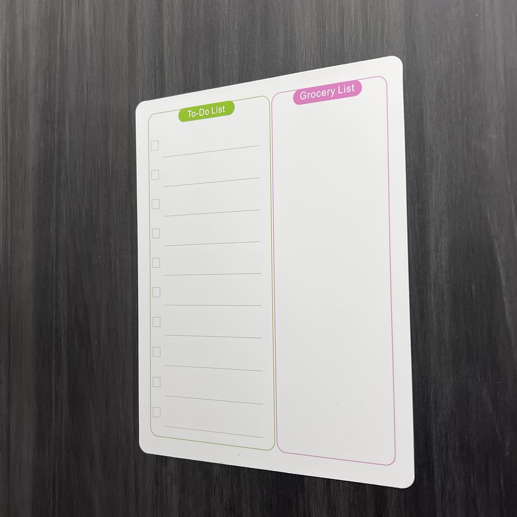 1 шт. Магнит на холодильник с еженедельным планом, стираемый и пригодный для письма, напоминание о домашнем расписании, запись рецептов для холодильника, настенный органайзер