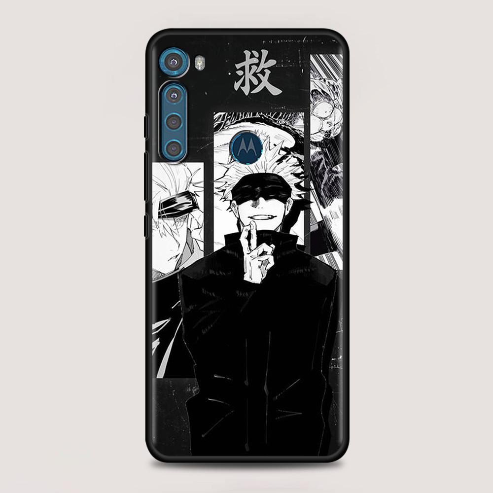 Чехол Jujutsu Kaisen Anime для MOTOROLA One Fusion для Moto G10 G9 G8 Plus Play Power One G20 G30 G40 G50 G60 Edge 20, чехол для телефона