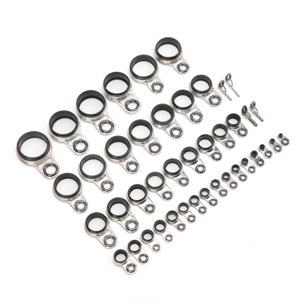 41 в 1 набор универсальных снастей для заброса камней, направляющие для удочки, кольца для лески, лучшие советы