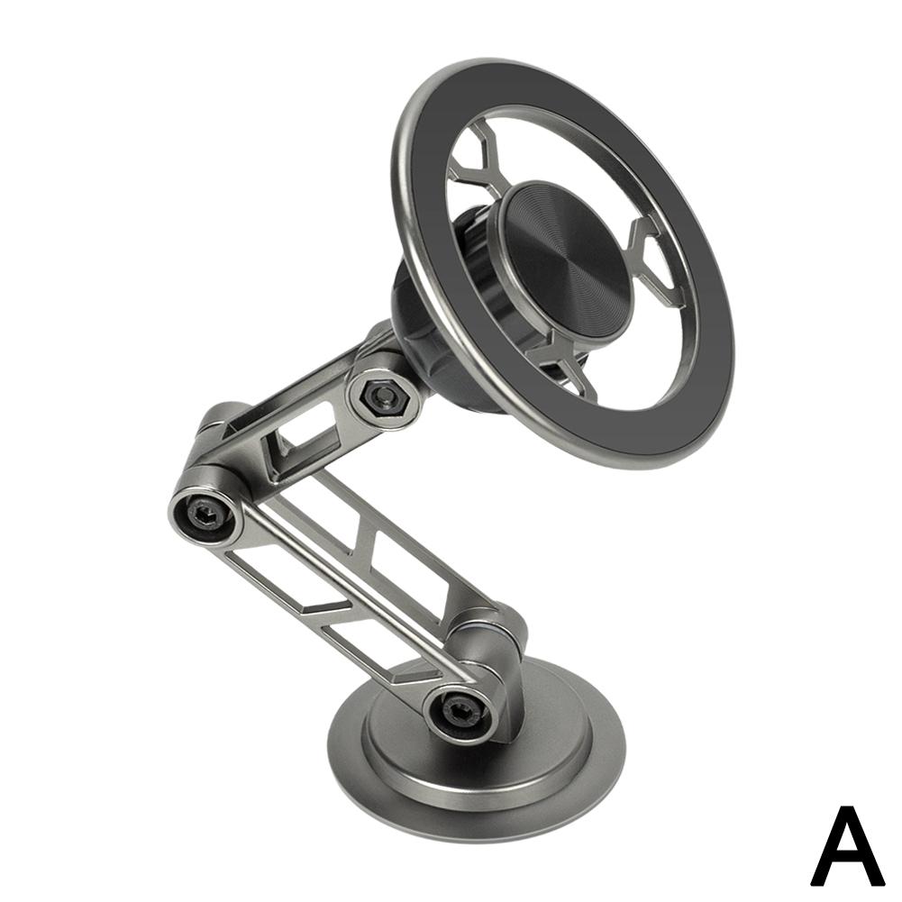 Magnetic Car Phone Holder 360Degree Rotating Metal Bracket Foldable With Ventilated Magnet GPS Stand Cars Accessories For Phones