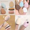 Fingertip Air Cushion Leather Mini Finger Thumb Powder Puff Concealer Powder Powder Set Makeup Dry and Wet Use No Powder Student Makeup Tools