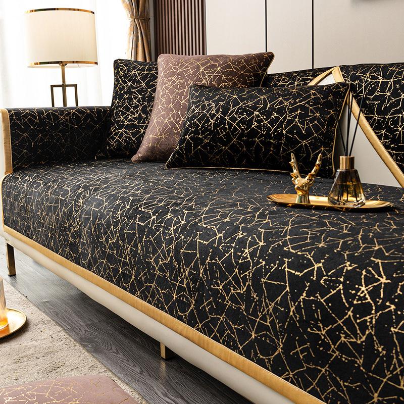 Sofa Cushion Four Seasons Universal High Sense Sofa Cover Sofa Cover Affordable Luxury Style Non-Slip Saddle Cover