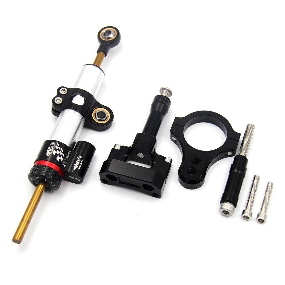 Мотоциклетный стабилизатор с ЧПУ, рулевой демпфер, монтажный кронштейн, комплект поддержки для Yamaha YZF R3 R25 MT03 2015 2016 2017