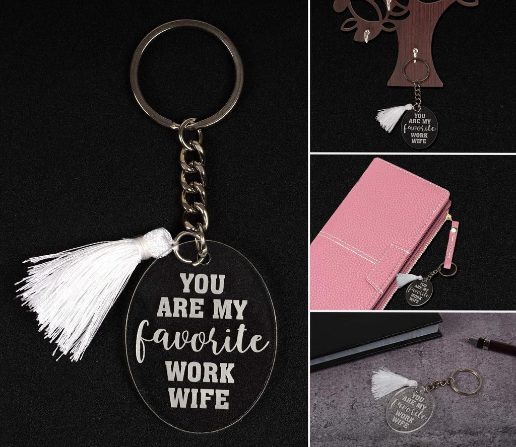 Inkdotpot Key Chain For Anniversary Engrave Acrylic Key Holder Housewarming