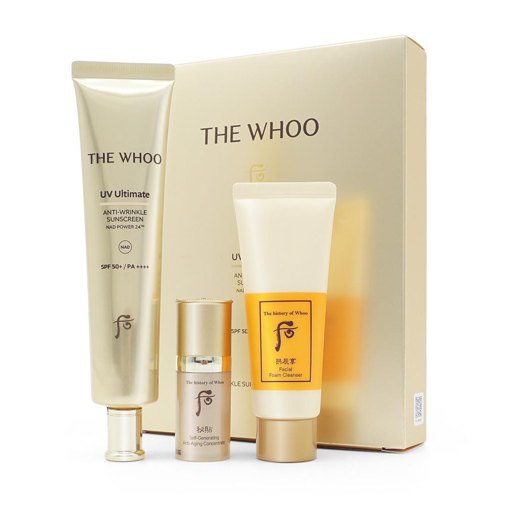 THE WHOO УФ-защита Ultimate Anti-Wrinkle Солнечный Специальный Набор (75мл)