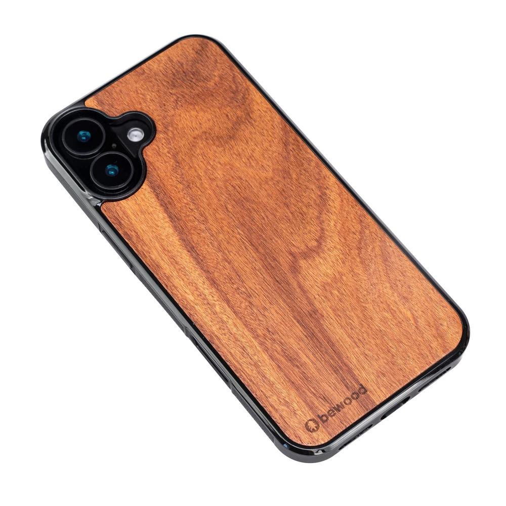 Bewood Wooden Case for iPhone 16 Plus, Rosewood Santos