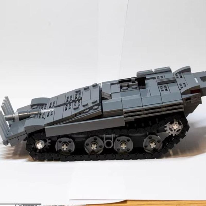 MOC103 tank 336 pieces electronic drawing puzzle building block model toy