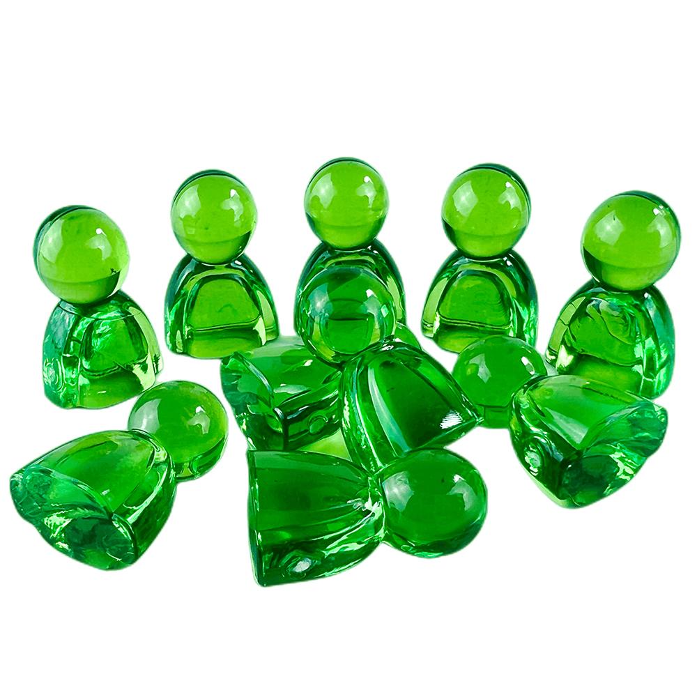 Акриловые игровые маркеры 10 шт. цветные прозрачные гуманоидные шахматные фигуры настольные игры аксессуары