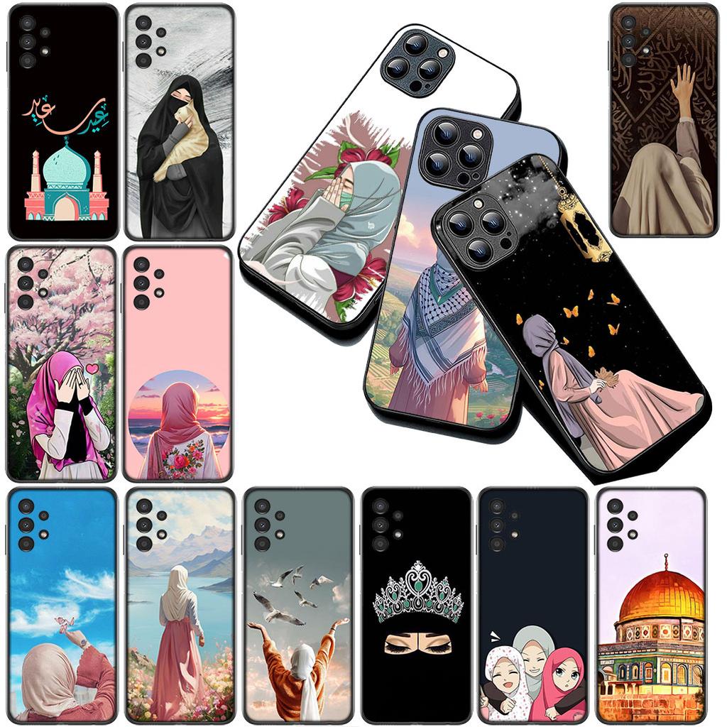 Cover for Apple iPhone 12 13 Pro XS Max Mini ProMax X XR Air 13Pro Casing Phone Case Arabic islamic muslim Muslimah Girl