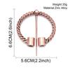 Брошь в стиле викингов Twists Knotted Fibula для женщин, булавка для шали, корейские украшения, аксессуары, булавка для плаща