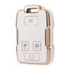 GMC Chevrolet Canyon TPU Car Key Protective Case with Gold Edge
