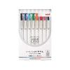 Mitsubishi Pencil Gel Ballpoint Pen Uniball One 0.38 8 Color Set UMNS388C