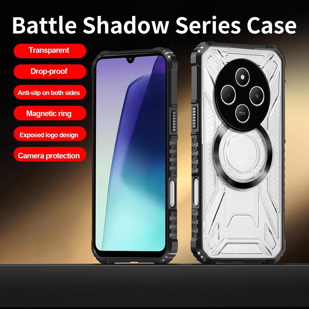 Чехол для телефона серии Battle Shadow для Xiaomi Redmi 14C 4G, POCO C75, противоударный, защитный от падений