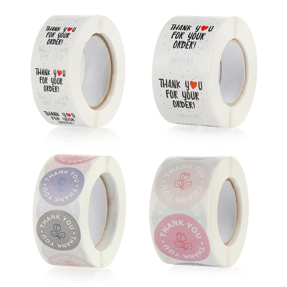 Craft Party Wedding Decor Cookie Bags Package Label Sealing Tag Gift Paper Stickers Thank You