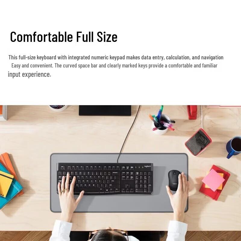 Проводная офисная клавиатура Logitech K120