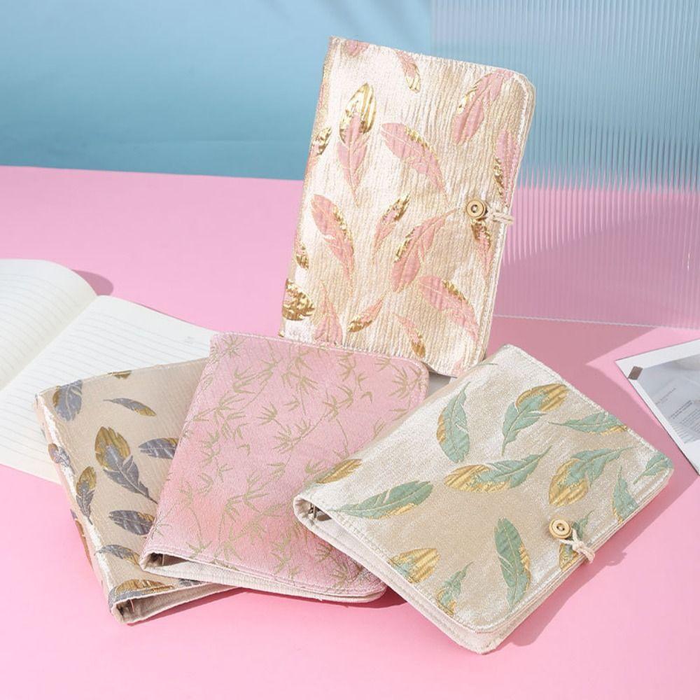 Embroidered Mini Budget Binder Cover Creative Notebook Cover Gift Loose-leaf Book Cover Planner