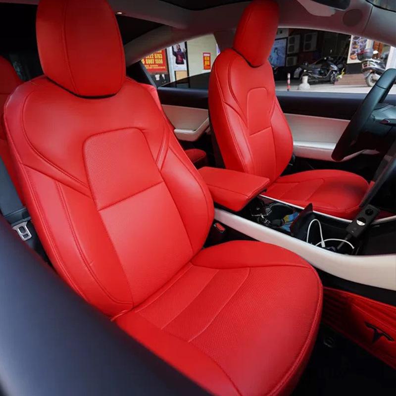 Чехлы для сидений Tesla Model 3/Y: Универсальный, всесезонный, полный комплект на пять мест