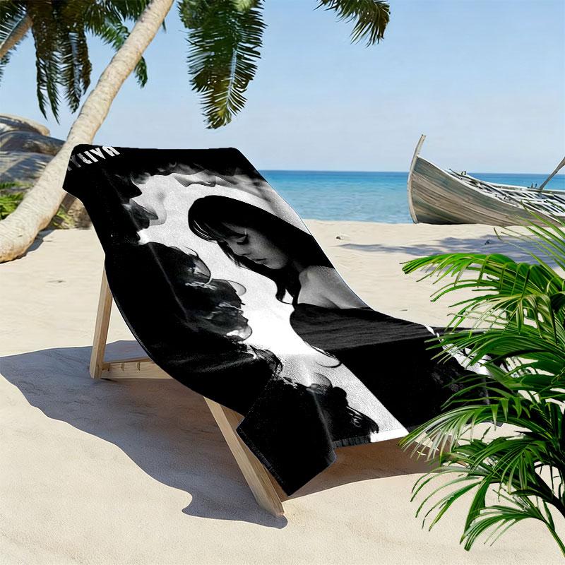 AYLIVA poster Beach Towel, Large Soft Quick Dry Towel for Beach Camping Swimming