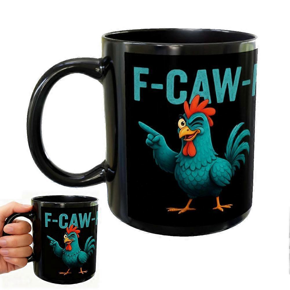 F-Caw-F Funny Chicken Halloween Rooster Mug 11Oz Gift Holidays Halloween
