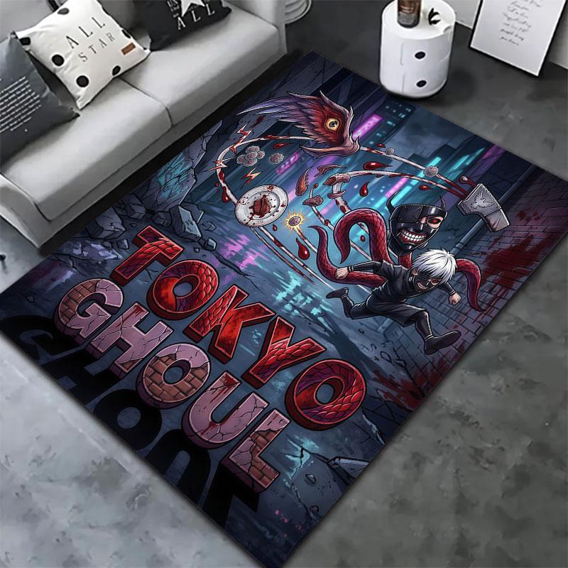Tokyo Ghoul Carpet Rug For Living Room Bedroom Home Sofa Decoration Kids Play Nonslip Floor Mat