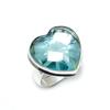 Natural Swiss Blue Topaz Gemstone 925 Sterling Silver Jewelry Ring Size 8.5 u7T52