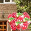 1 Set Lovely Watermelon/Strawberry/Orange/Pineapple Fruit Balloons Set DIY Party Scene Layout Aluminum Film Balloon Kids Inflatable Toy Fruit