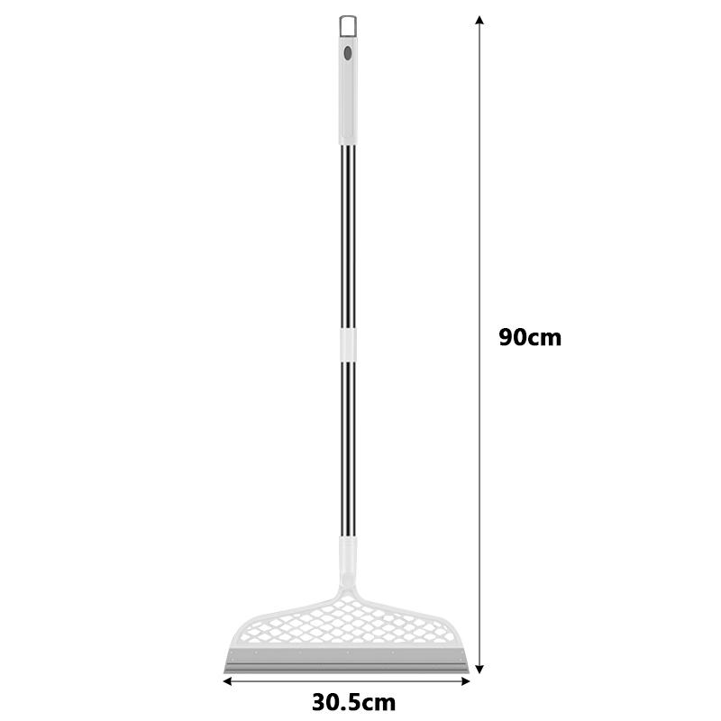 1pc Silicone Scraper Broom, Heavy Duty Squeegee for Bathroom Floor & Window, Cleans Water Dust, Easy Rinse & Dries Fast