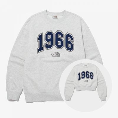 [Официальный The North Face] Белая этикетка 1966 Логотип Свитшот