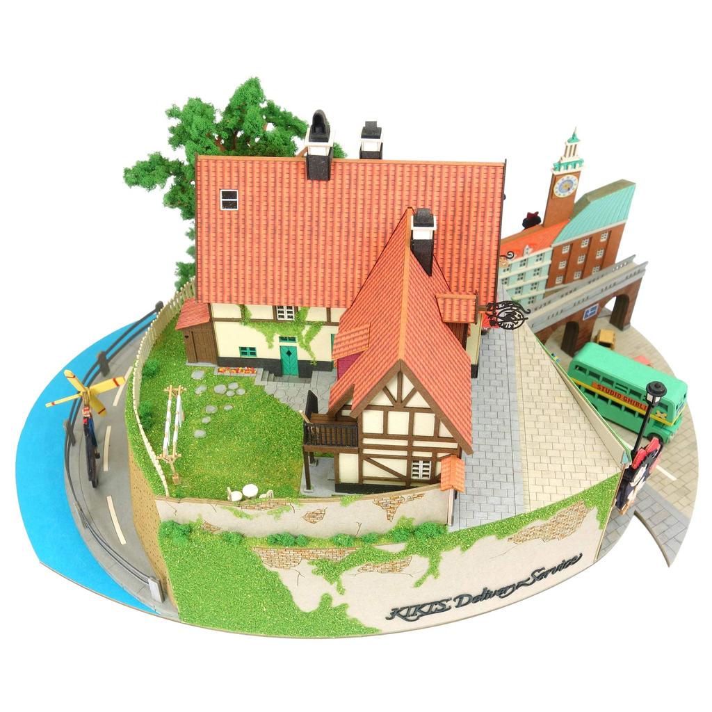 Sankei Studio Ghibli Series Delivery Service Diorama Paper Craft Kiki's MP07-37