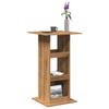 VidaXL Bar Table with Storage Artisan Oak Engineered Wood, Pub Table, High Table, Bar Stool Table, 854336