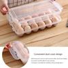 With Lid Egg Tray Fresh Preservation Egg Drop Rack Quality Fridge Egg Organizer  Kitchen