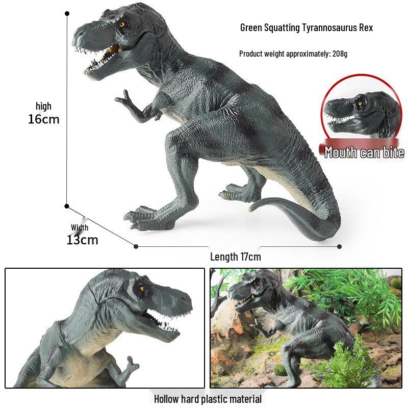 Dinosaur Model Set: T. Rex, Spinosaurus, Mosasaurus, Stegosaurus, Triceratops Cognitive Toys