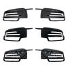 Side Mirror Cap Covers For Mercedes Benz W176 W246 W212 W204 C117 X156 X204 W221 C218 A B C E S CLA GLA GLK Class Black Replace
