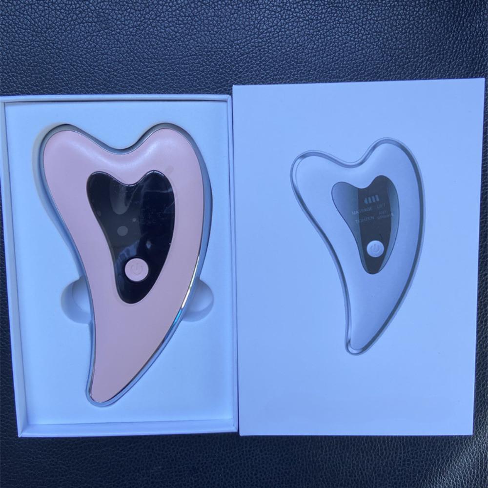 Микротоковая интродьюсера для лица, многофункциональное интеллектуальное косметическое устройство, инструмент для лимфатической очистки и соскабливания лица, белый цвет