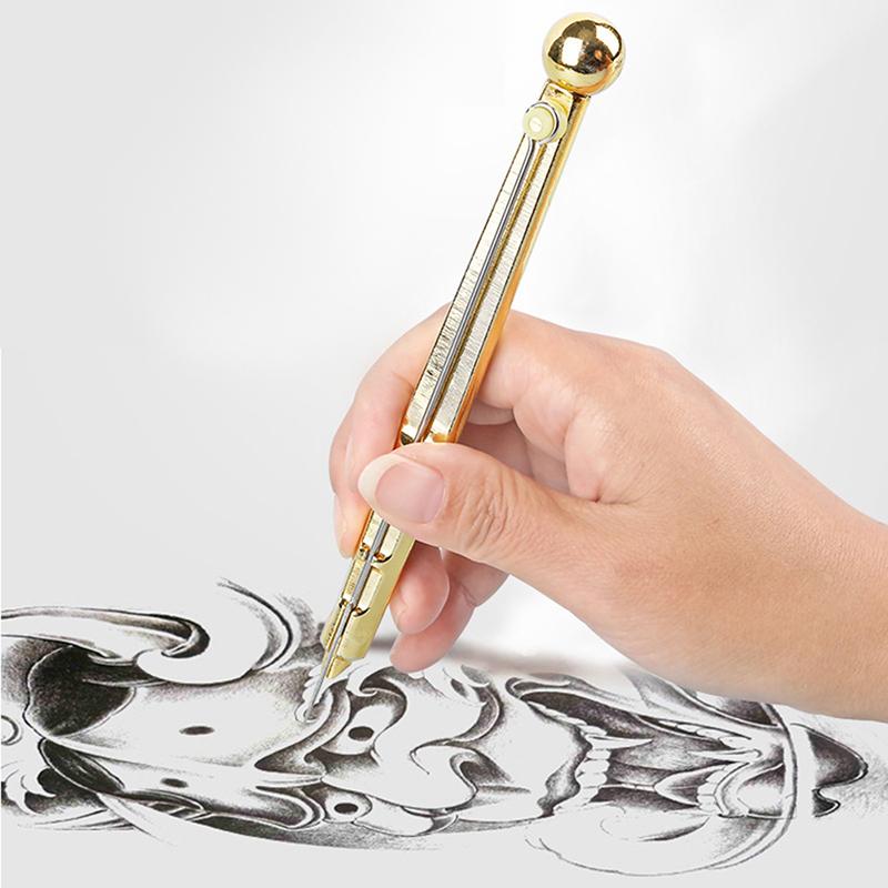 Tattoo Hand Poke Stick Kit Tattoo Needle Holder Stick Grip Tattoo Pen Reusable DIY Manual Body Arts Tattoo Accessories