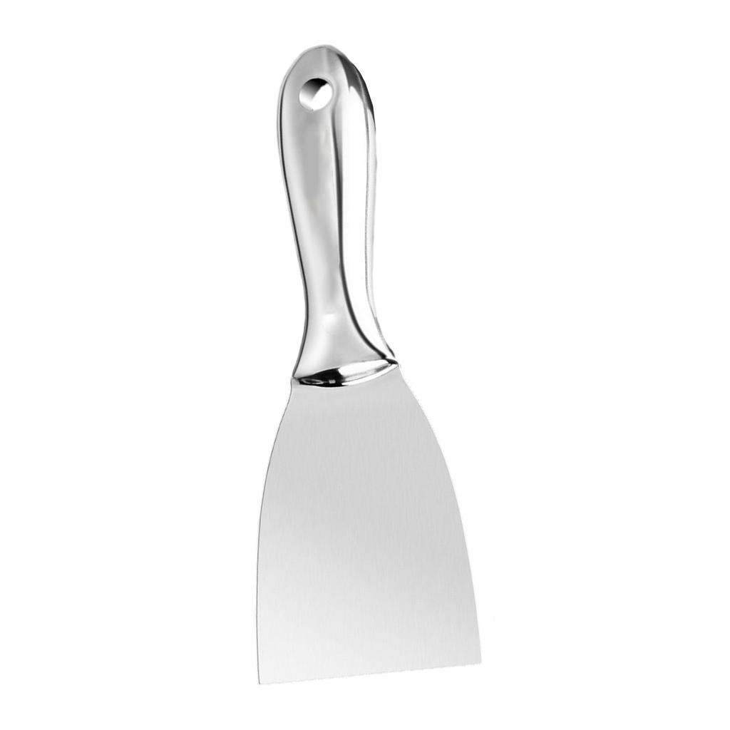 Скребок для штукатурки с плоской горловиной, нож из нержавеющей стали, идеально подходит для очистки гладких стен, пола, рабочий шпатель