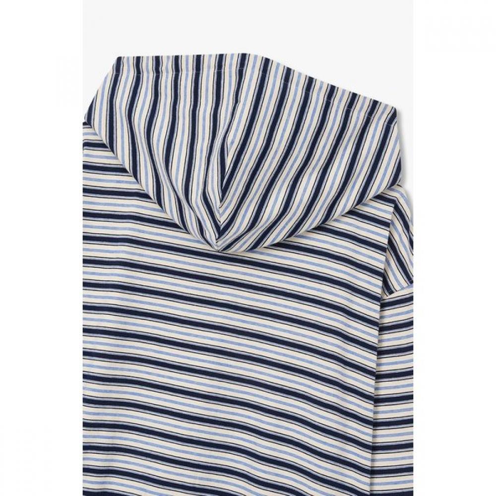 Studio Tomboy Stripe Zip Up Hoodie  9176213986ct 