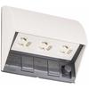 Panasonic WK4603W Smart Grounding Водонепроницаемая тройная розетка, Превентивного типа, Тип клеммы заземления, Для открытого и утопленного использования, Белый